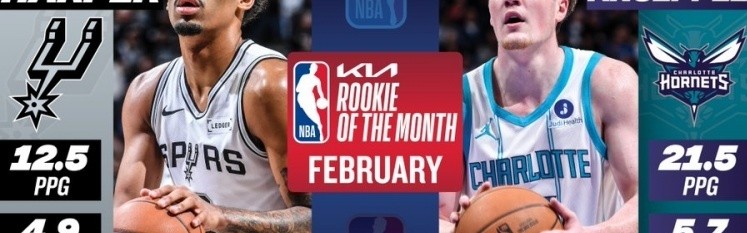 NBA月最佳诞生！马刺创神级纪录，CC联盟唯一，克神要抢最佳新秀